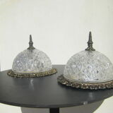 Pair of vintage ceiling lights
