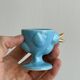 Ceramic egg cup duo