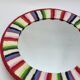 Miroir Rond Mural Cadre Crochet Tricot Bohême