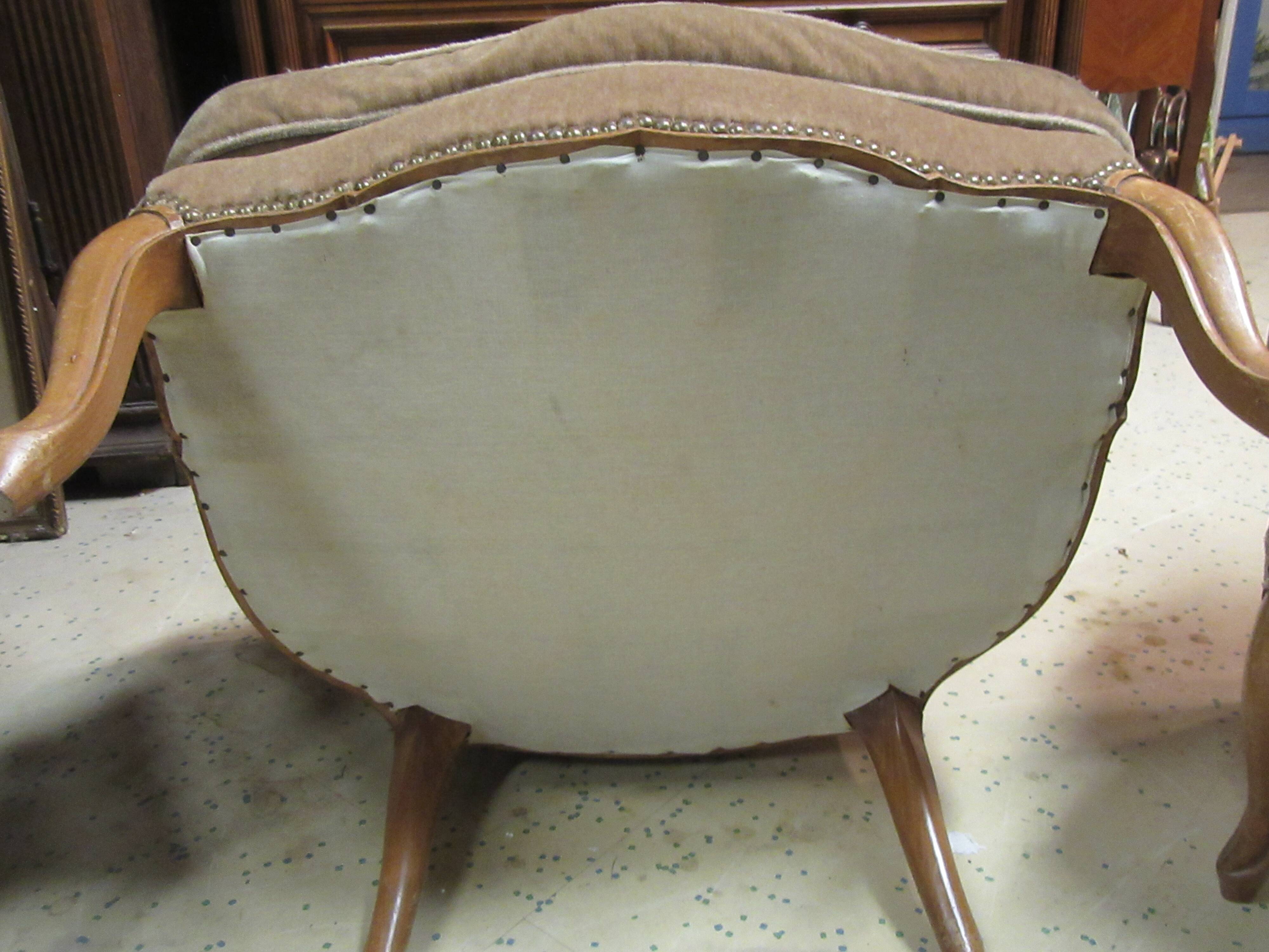 Louis XV style armchairs