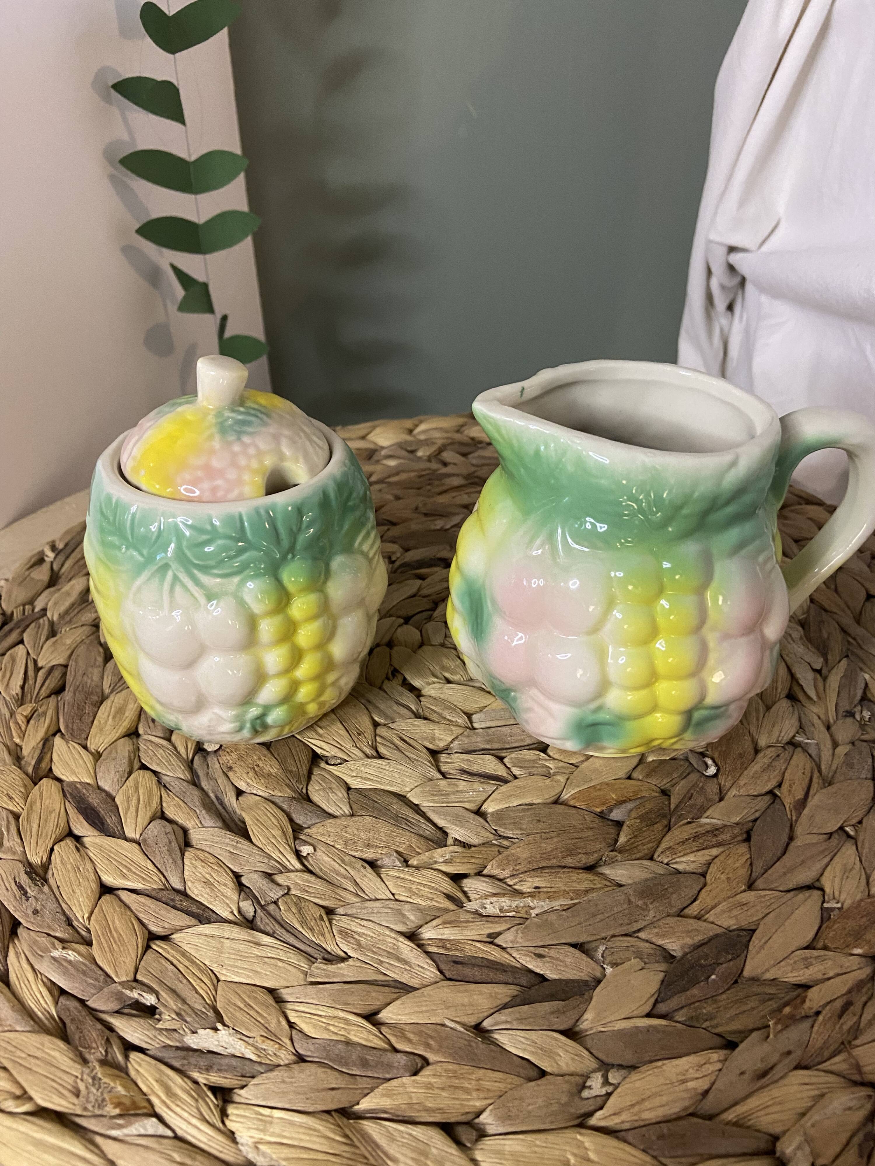 Slush milk jug and sugar bowl