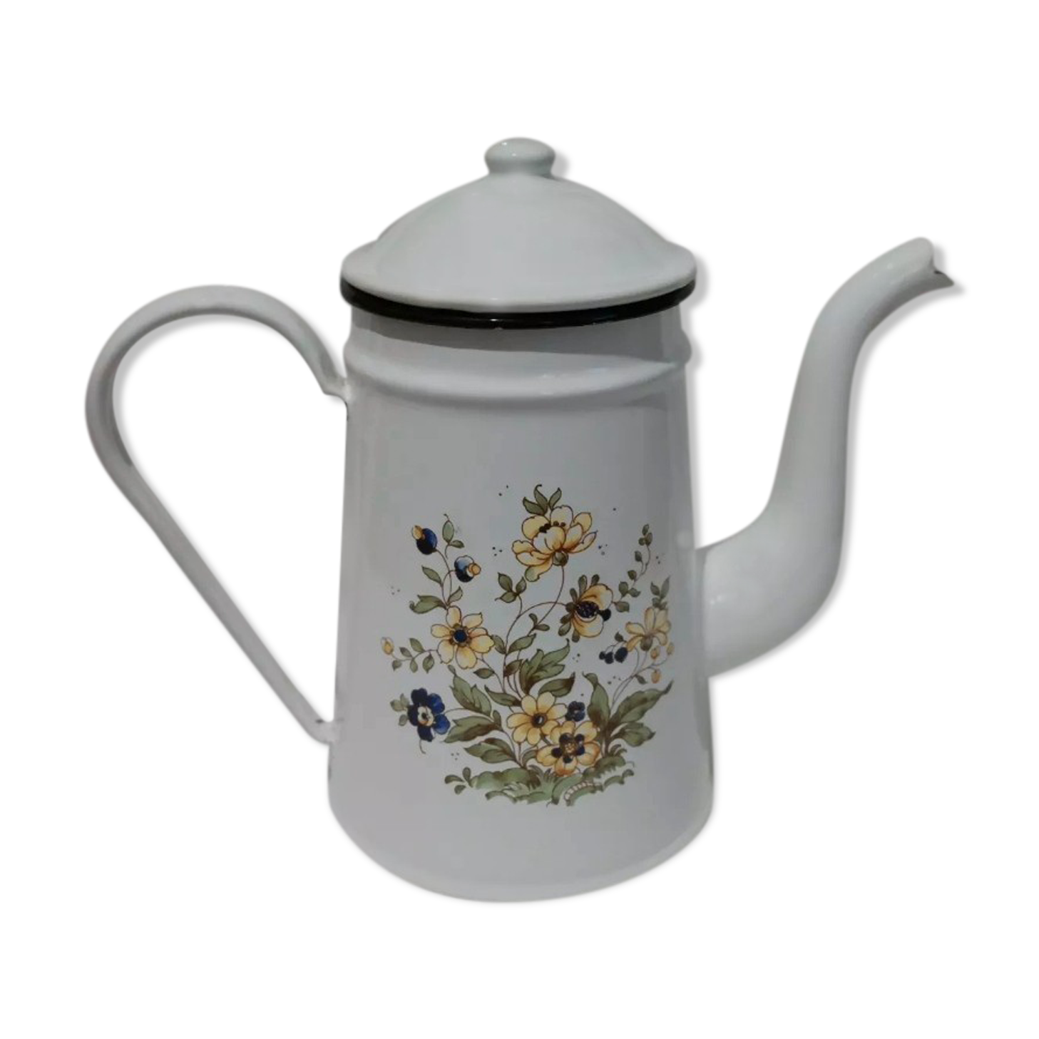 Enamelled sheet metal coffee maker