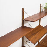 Royal System teak wall unit by Poul Cadovius