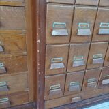 Meuble d'apothicaire de métier en sapin 53 tiroirs