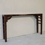 Console en bois, Chine début XXème