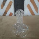 Soliflore en verre ciselé