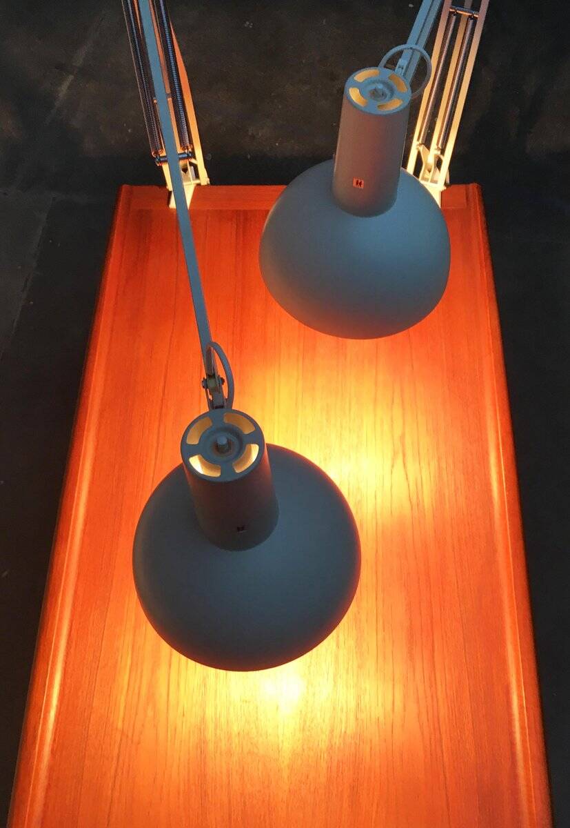 IT Mid-Century Desk Lamp by Louis Poulsen, 1970s, Set of 2