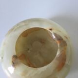 Cendrier rond en onyx