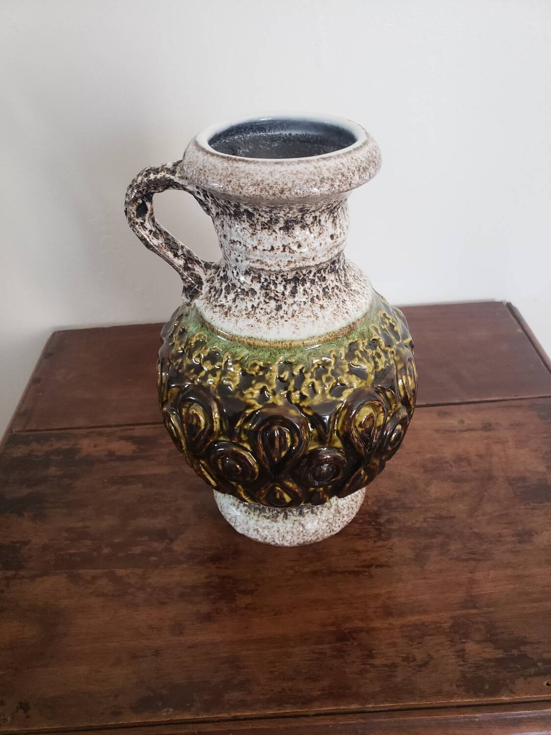 Glazed ceramic vase