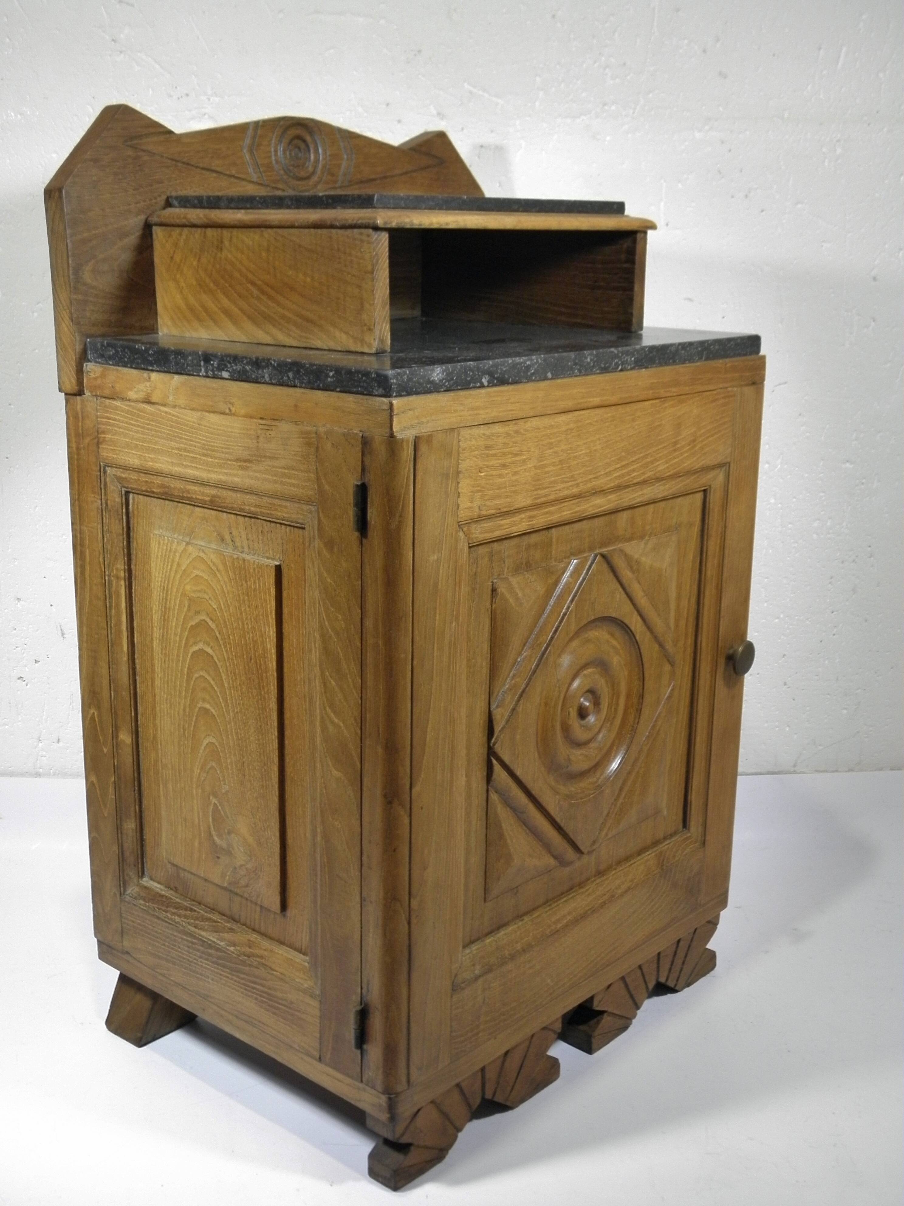 ART DECO SIDE TABLE, NEO-BRETON STYLE