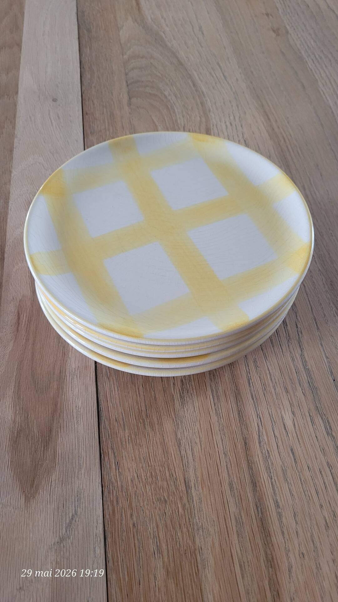 5 vintage Matous dessert plates