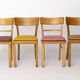 Set of 6 Vintage German Dining Chairs, 1950s–1960s | Beech Wood Frames