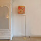 Brass e-reader floor lamp