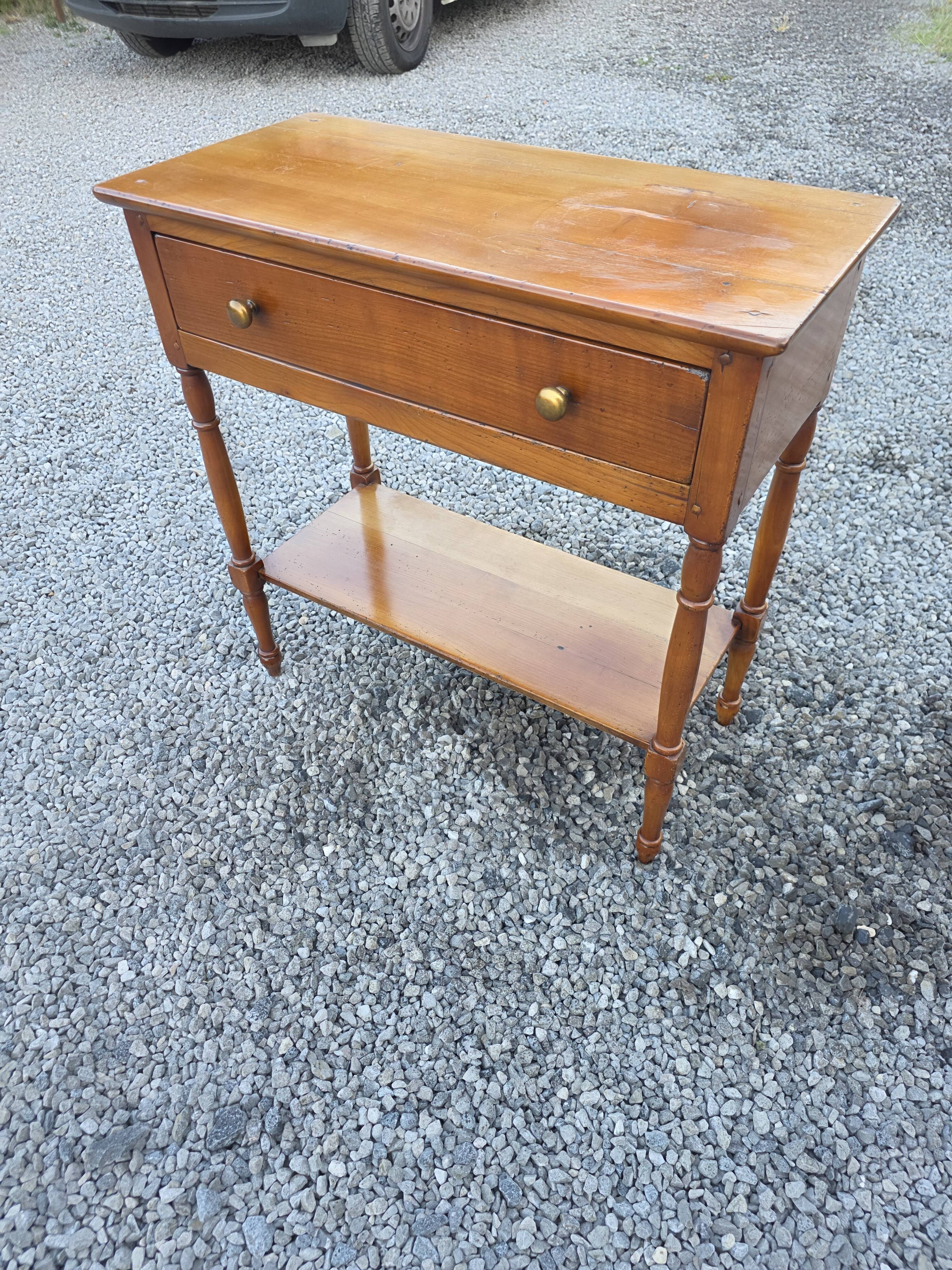Console en merisier milieu XXème