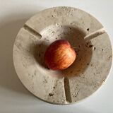 Cendrier de travertin XXXL travail italien néo classique 1970