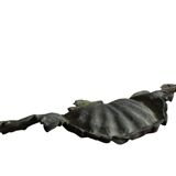 Fronton ancien français en bronze doré