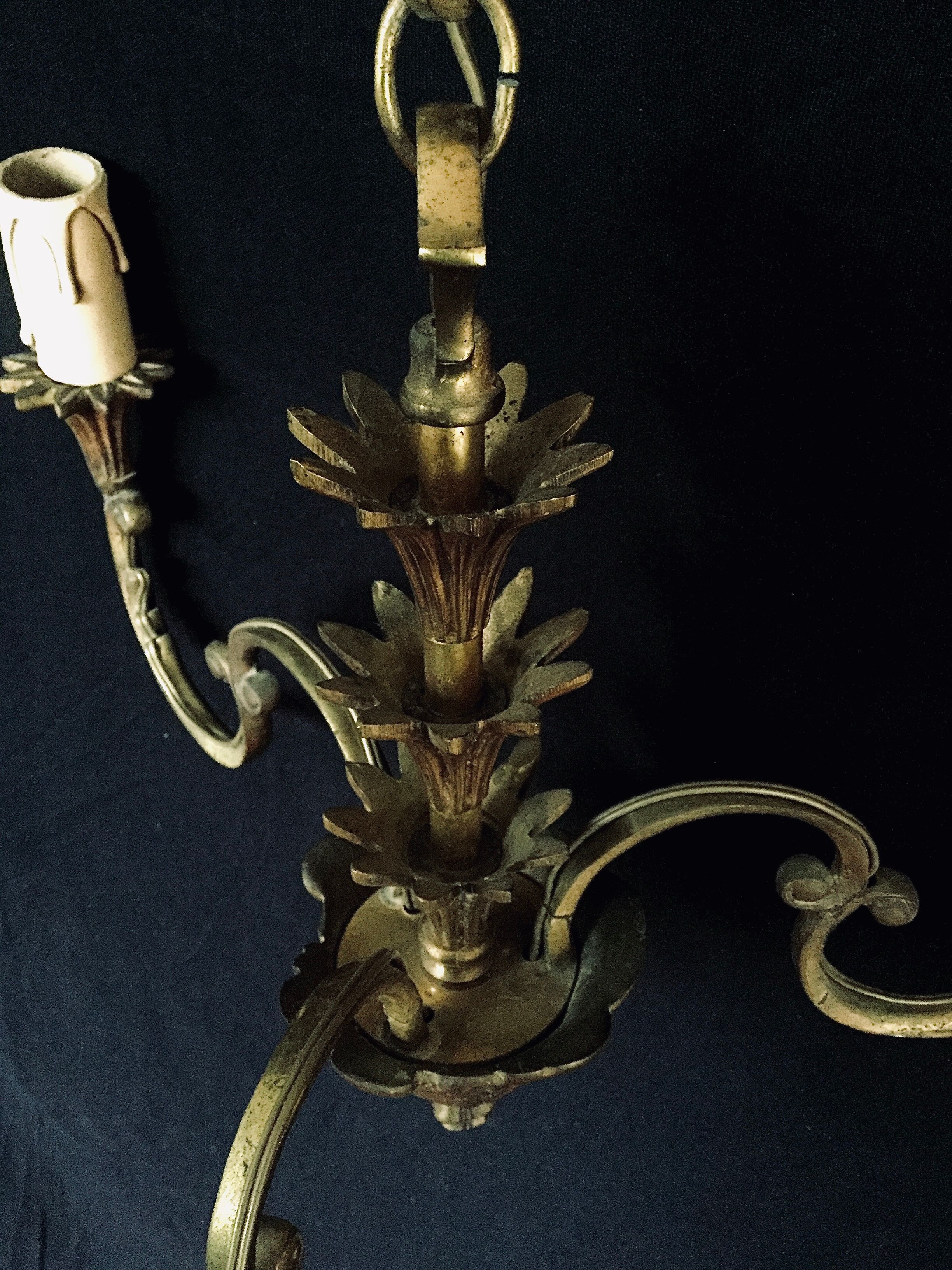 Lustre 3 bronze lights