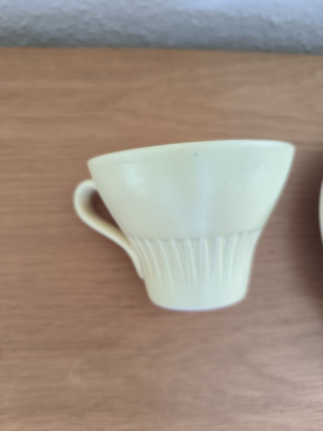 Tasses café tons pastels
