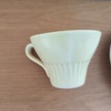 Tasses café tons pastels
