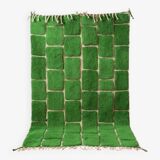 Handmade pure wool rug, size 150 x 250 cm.