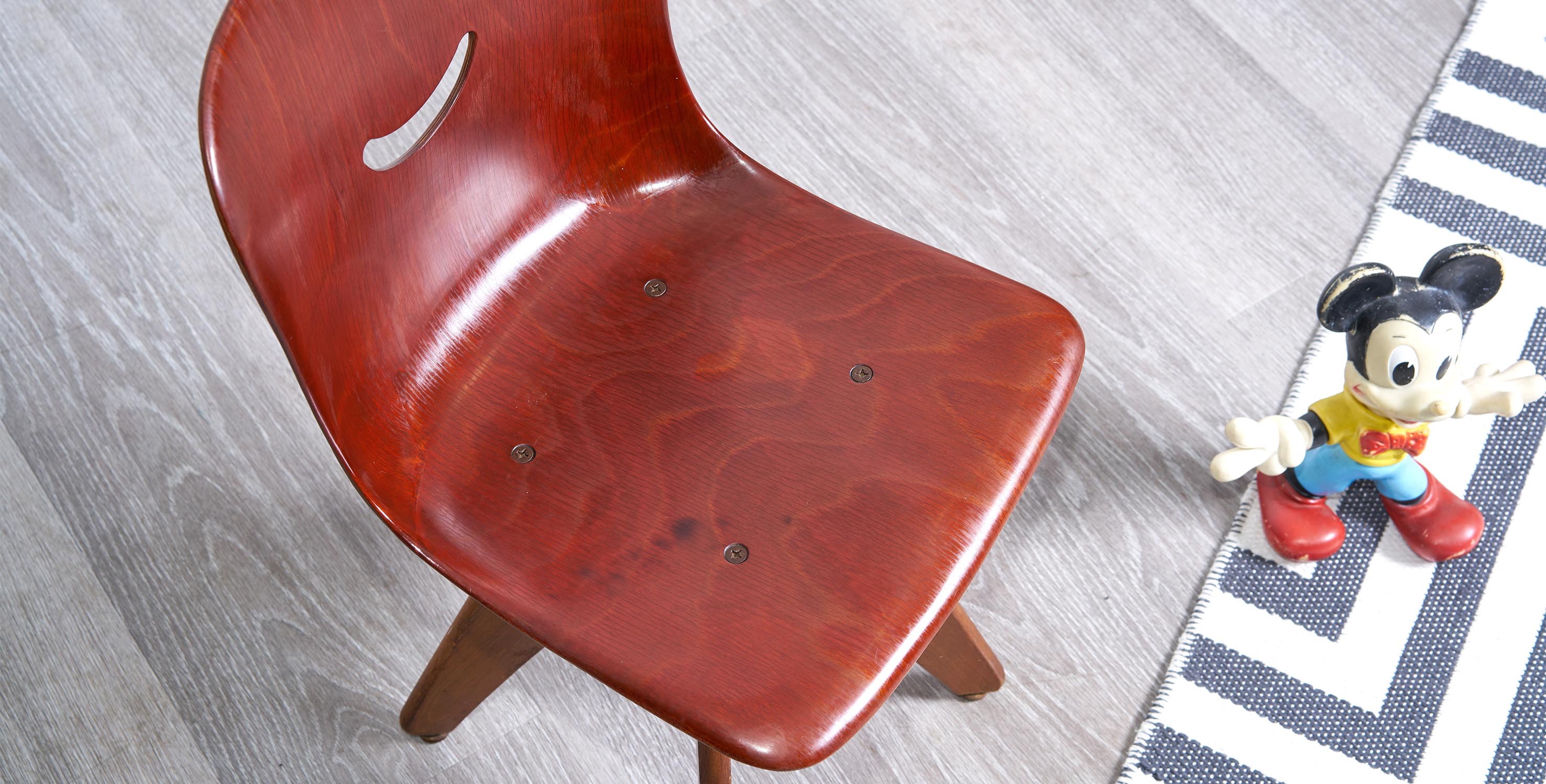 Chaise enfant Flötotto style scandinave des années 60
