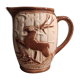 Pichet vintage de St Clément, avec un cerf, français