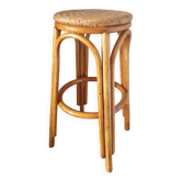 Tabouret de bar en rotin