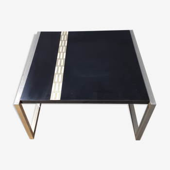 Coffee table formica and brass