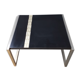 Coffee table formica and brass