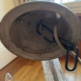 Lustre with patina, pendants and candle holders