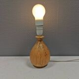 Danish lamp turned in pine wood with the most beautiful markings
