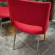 Red fabric chair