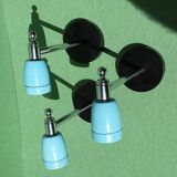 3 Chrome Porcelain Wall Lights Lighting Fixtures