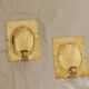 Pair of Swedish Brass Wall Sconces