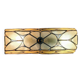 Vintage 1960s mother-of-pearl wall lamp