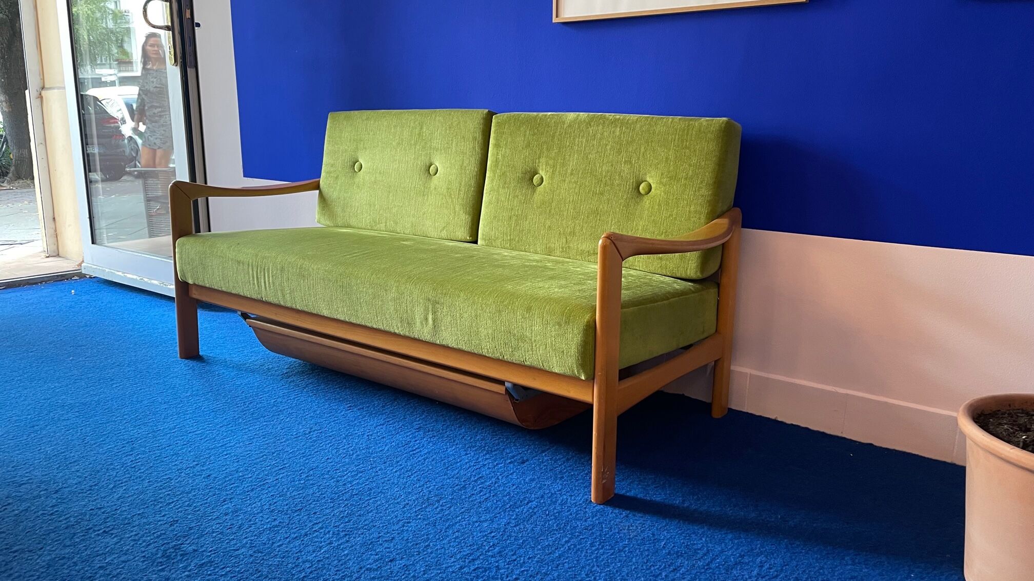 Daybed deux places avec coffre de rangement