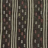 Tapis Kilim Turc Vintage Rayé 190x263 cm Laine Fait Main