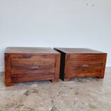 Paire de tables de chevets
