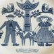 Royal Blue and White Dutch Vintage Folk Decor Plate Collection