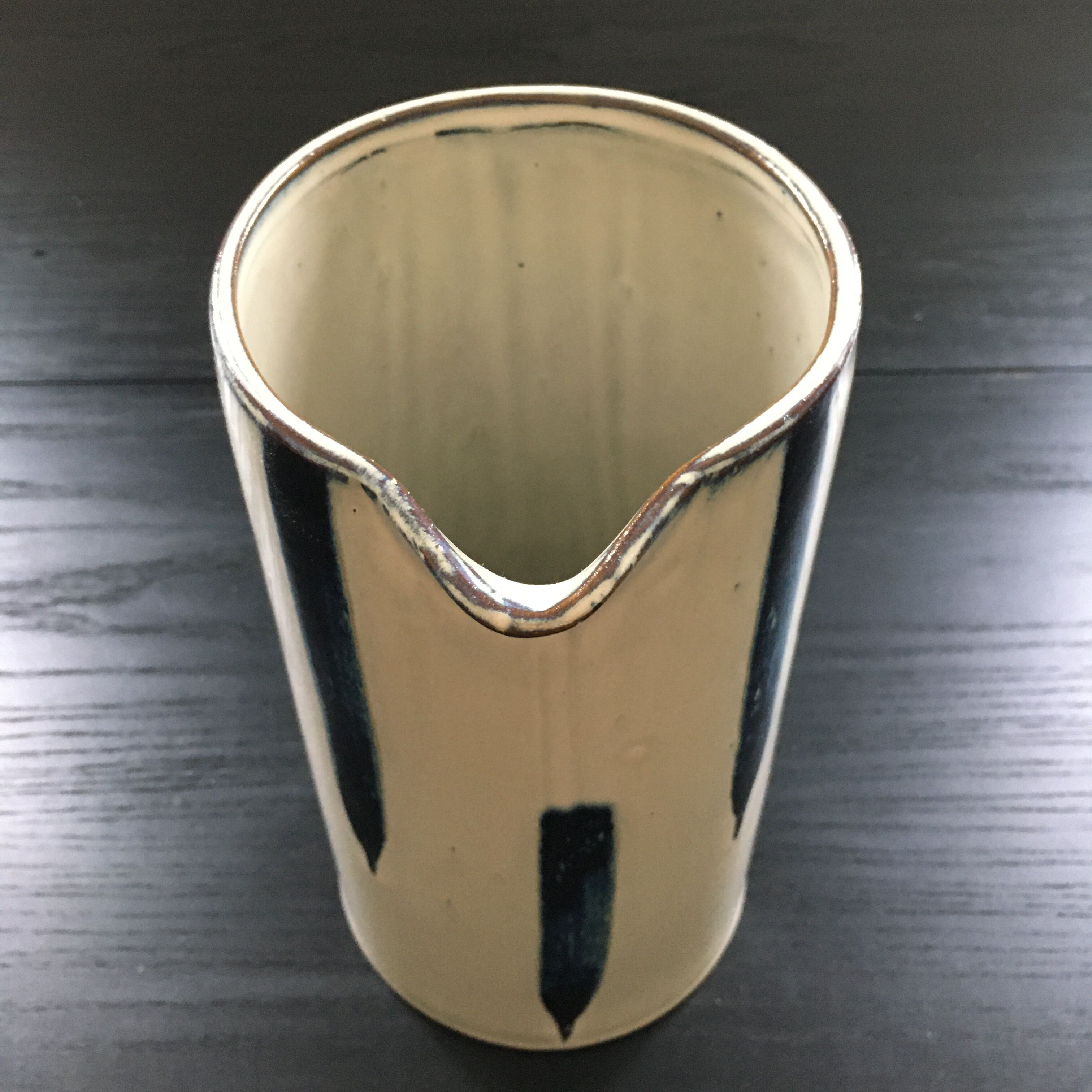 Scandinavian pitcher blue decor