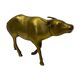 Brass buffalo figure