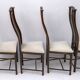 Quatre fauteuils de salle à manger italiens Giorgetti « Gallery », années 1980