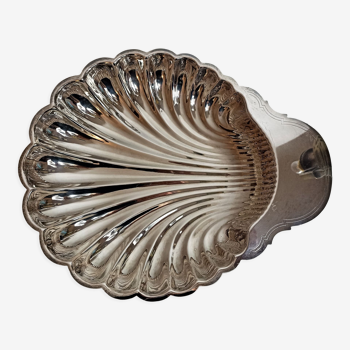 Flat shell Fleuron (Christofle) in silver metal