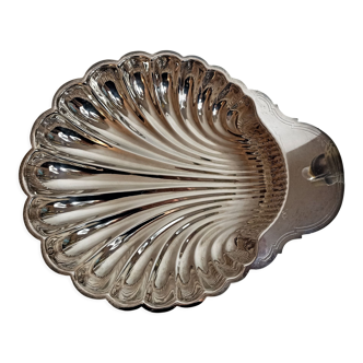 Flat shell Fleuron (Christofle) in silver metal