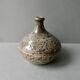 enamelled and scarified stoneware vase from the 80s