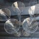 Lot de 5 flutes chic à liseré métal