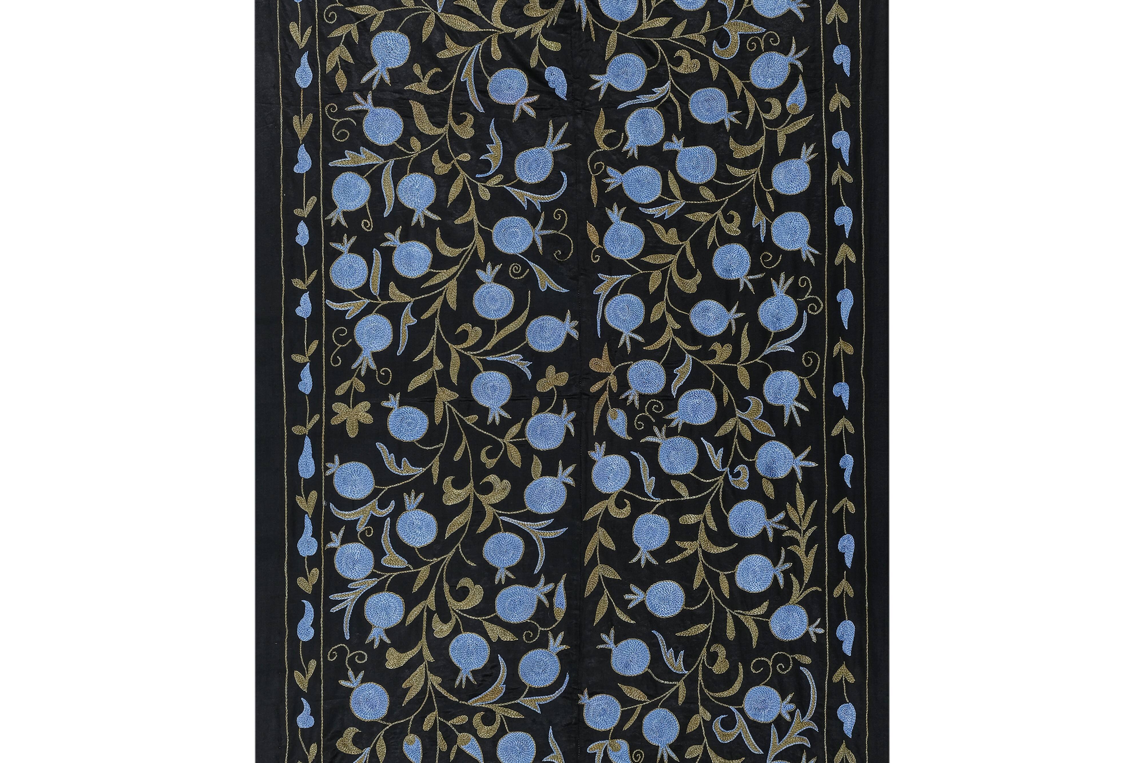 Hand knotted rug, vintage Turkish rug 103x186 cm