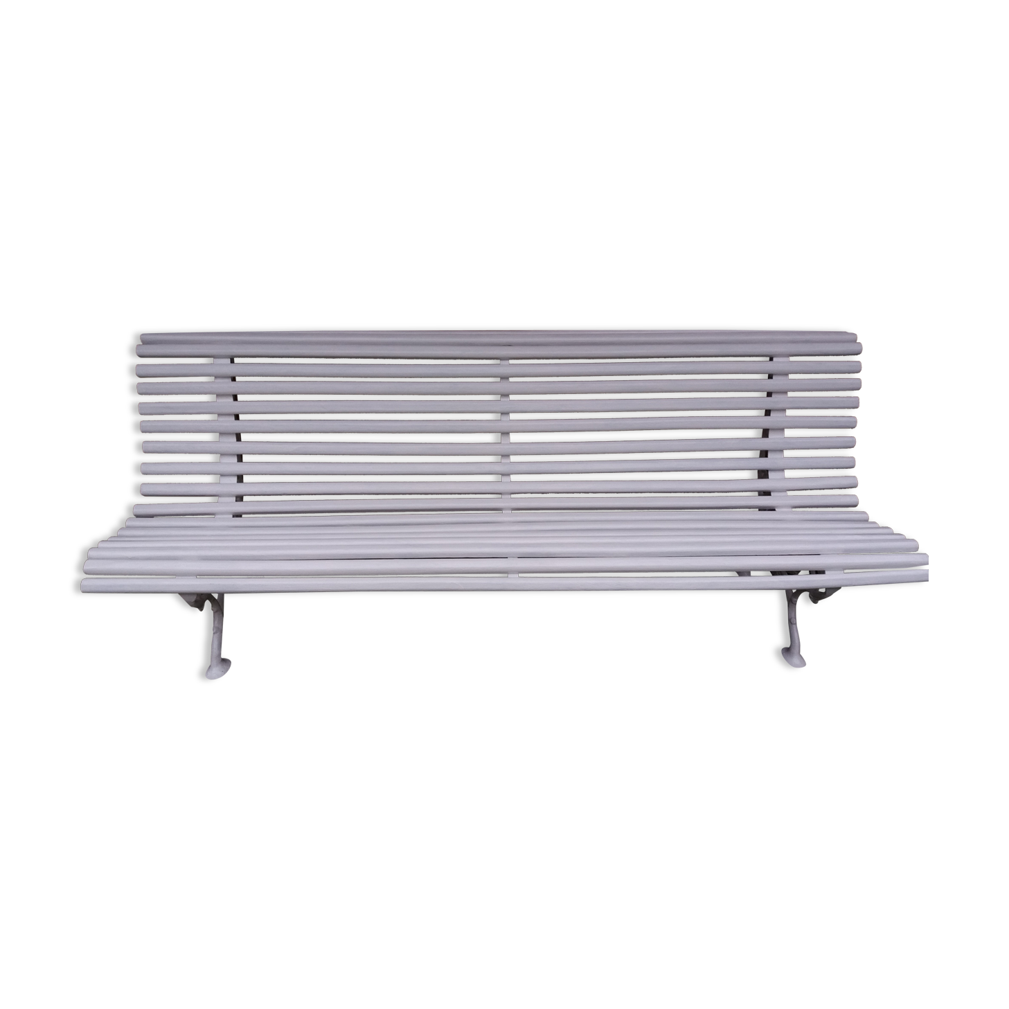 Garden slat bench