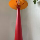 80s pop red floor lamp