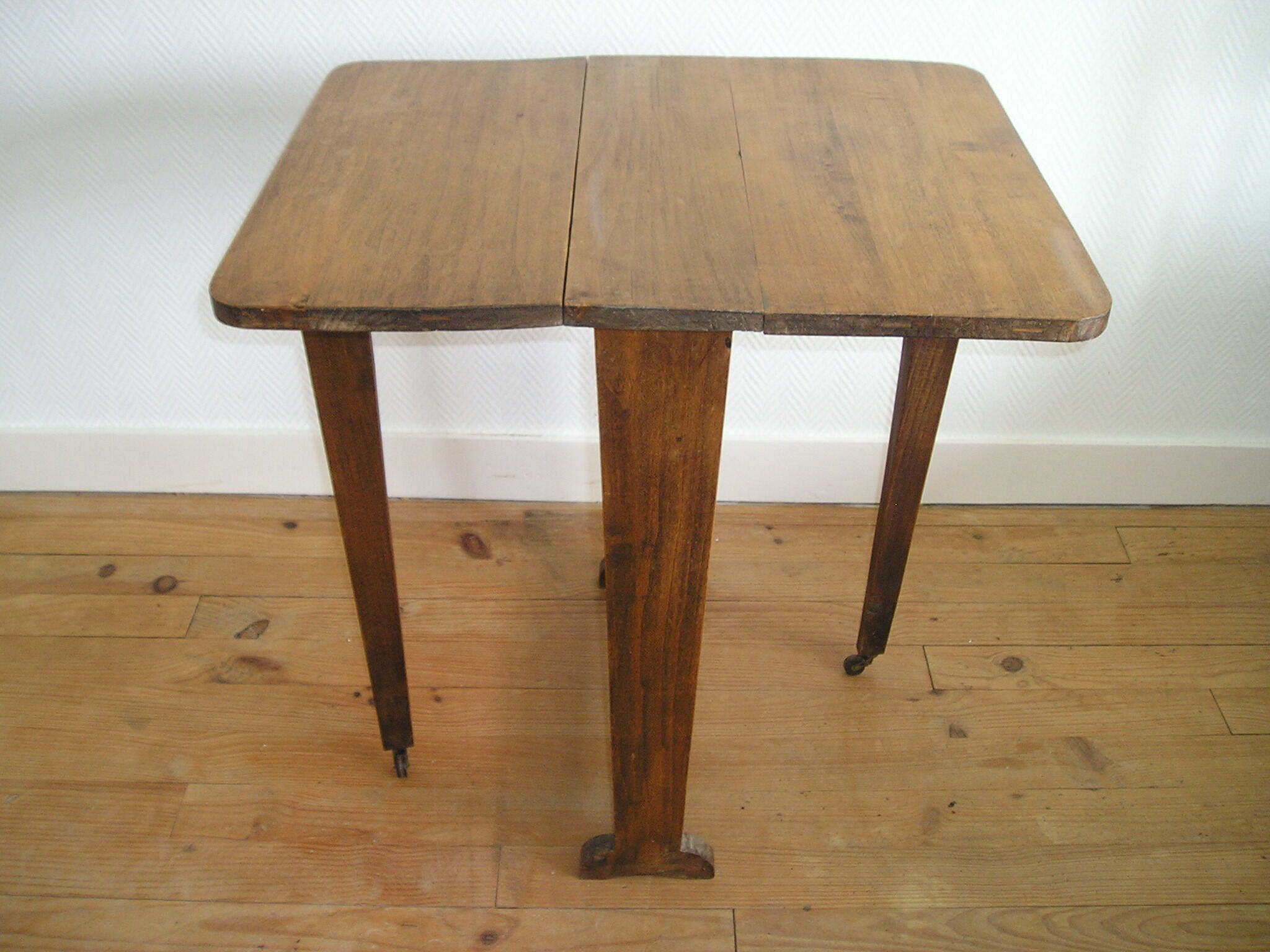 Old folding side table